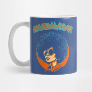 Retro Parliament Funkadelic Retro Afro Rock Music Satire Mug